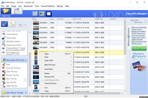 finepixviewer|Software .